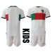 Günstige Portugal Babykleidung Auswärts Fussballtrikot Kinder WM 2022 Kurzarm (+ kurze hosen)